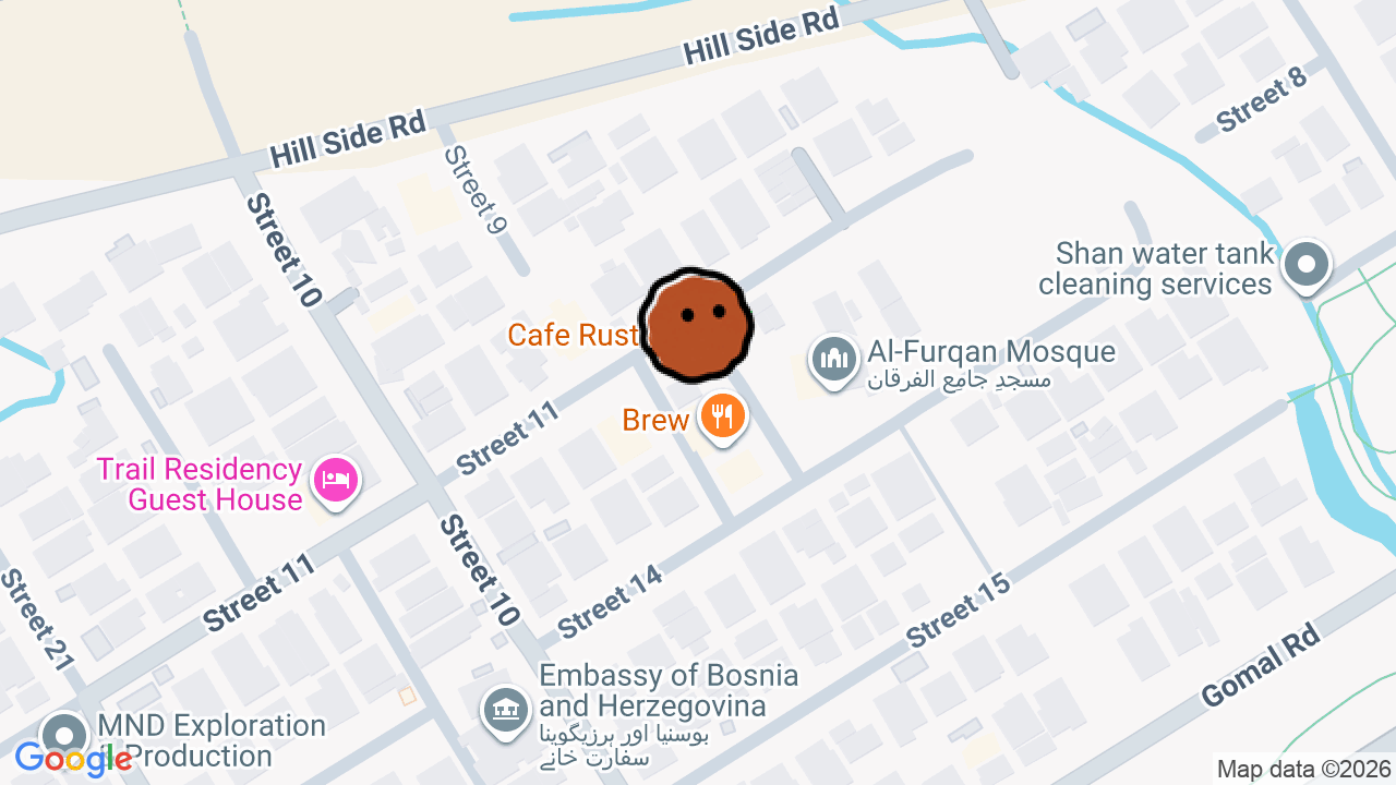A map of 1 place in steak