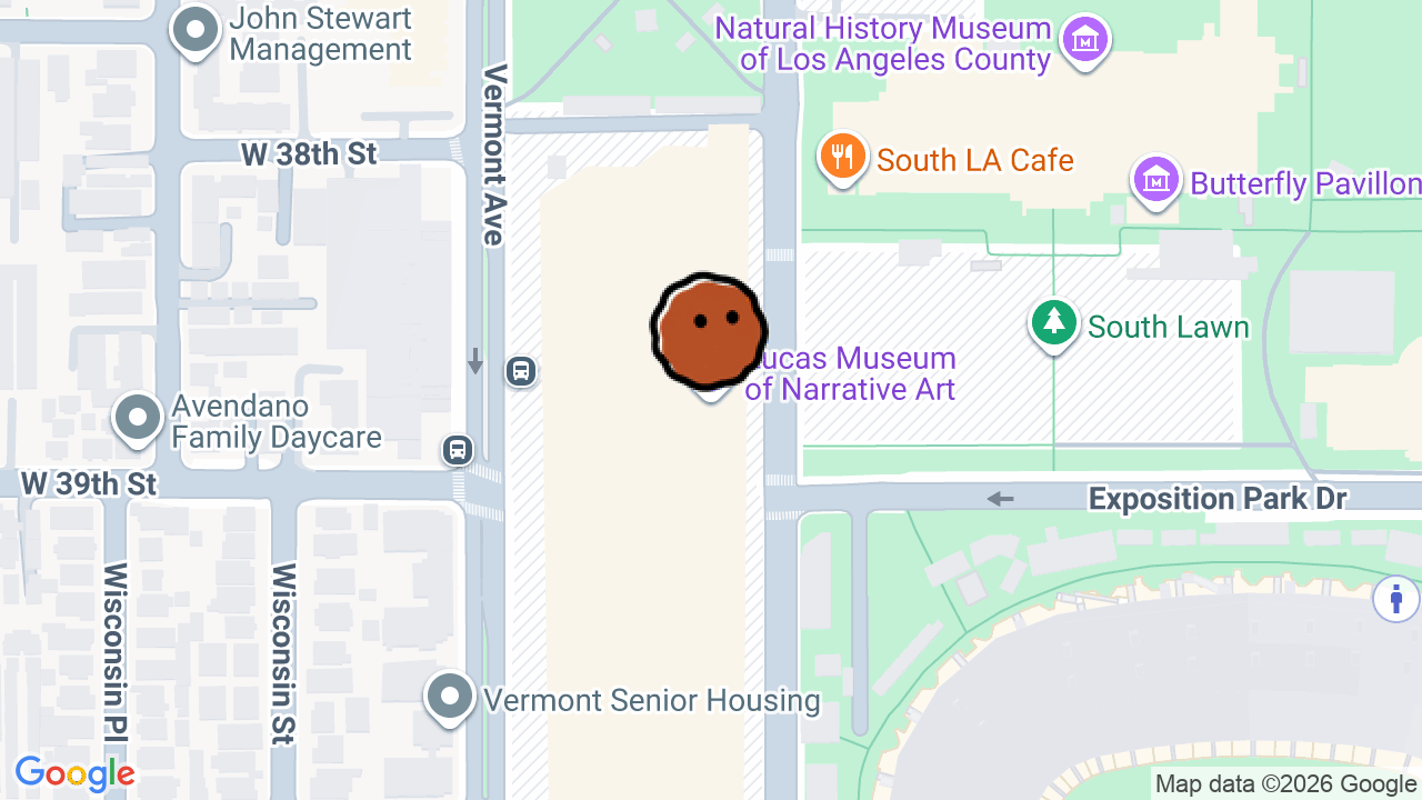A map of 1 place in Museums