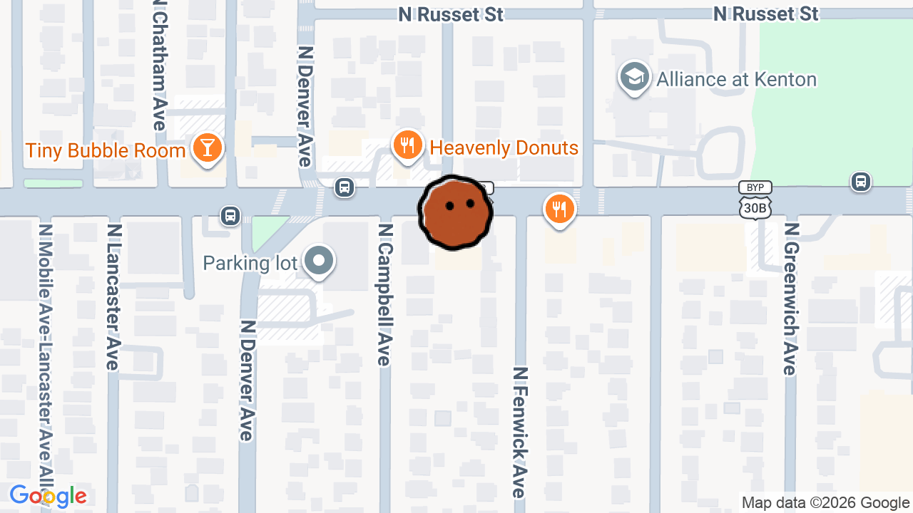 A map of 1 place in US Record Stores