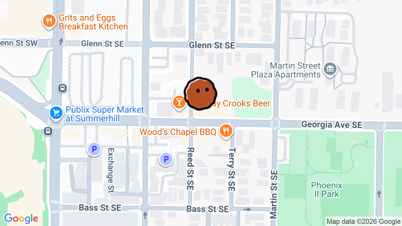 A map of 1 place in Where to take Dee