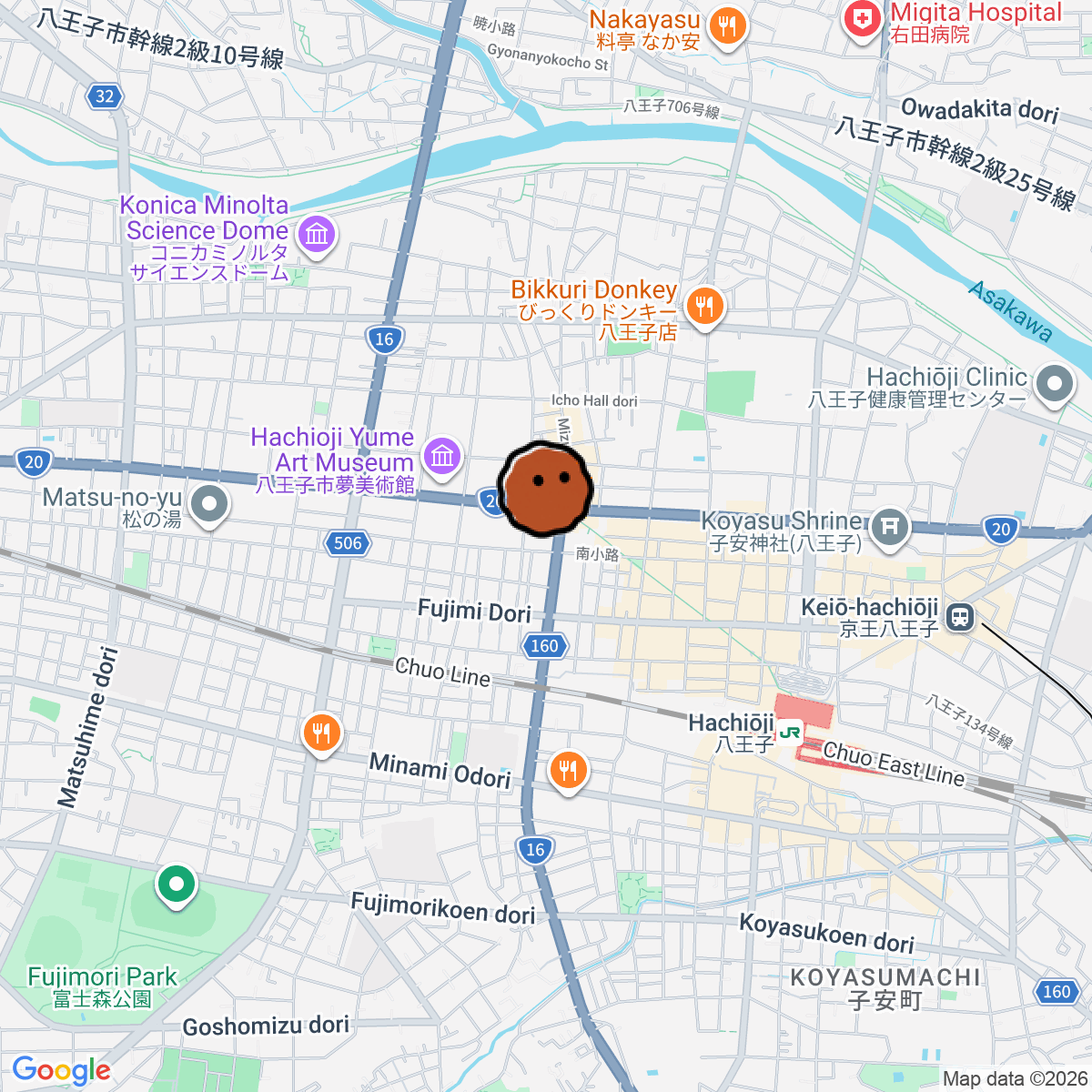 A map showing where SHeLTeR is in ビル