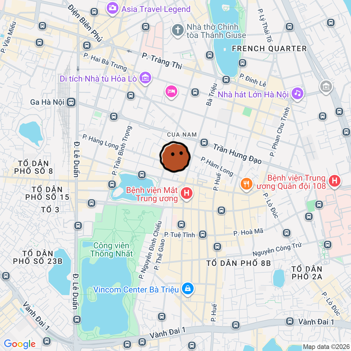 A map showing where 33RPM - Coffee & Vinyl is in Hà Nội